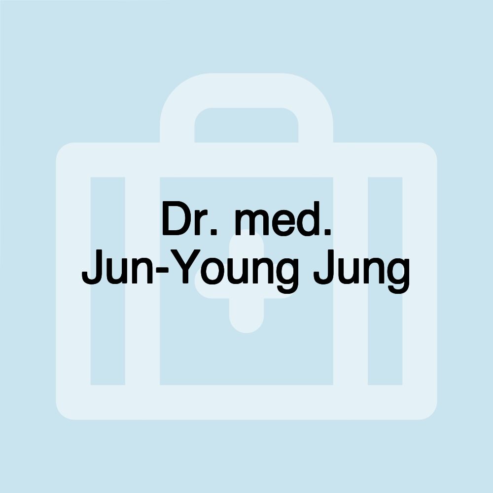 Dr. med. Jun-Young Jung