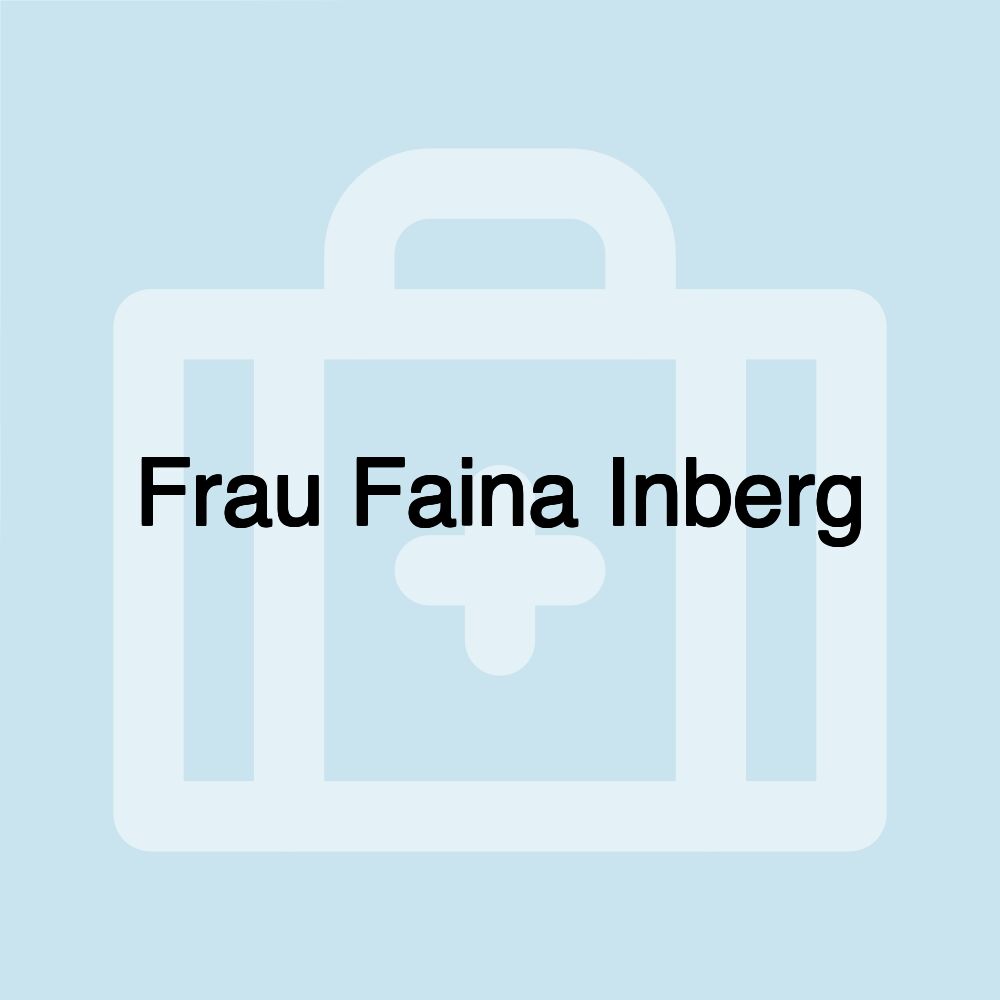 Frau Faina Inberg