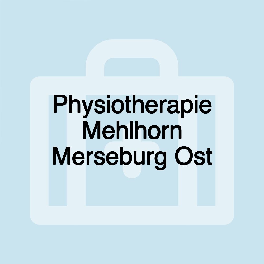 Physiotherapie Mehlhorn Merseburg Ost