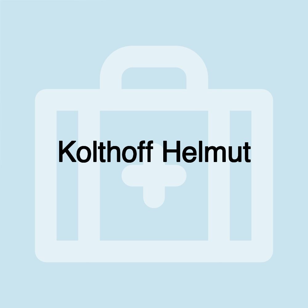 Kolthoff Helmut