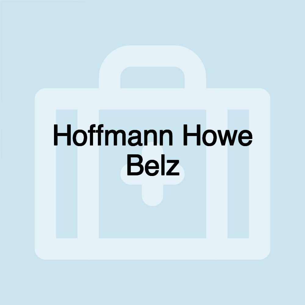 Hoffmann Howe Belz