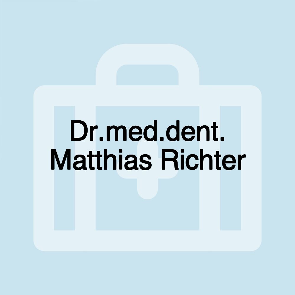 Dr.med.dent. Matthias Richter