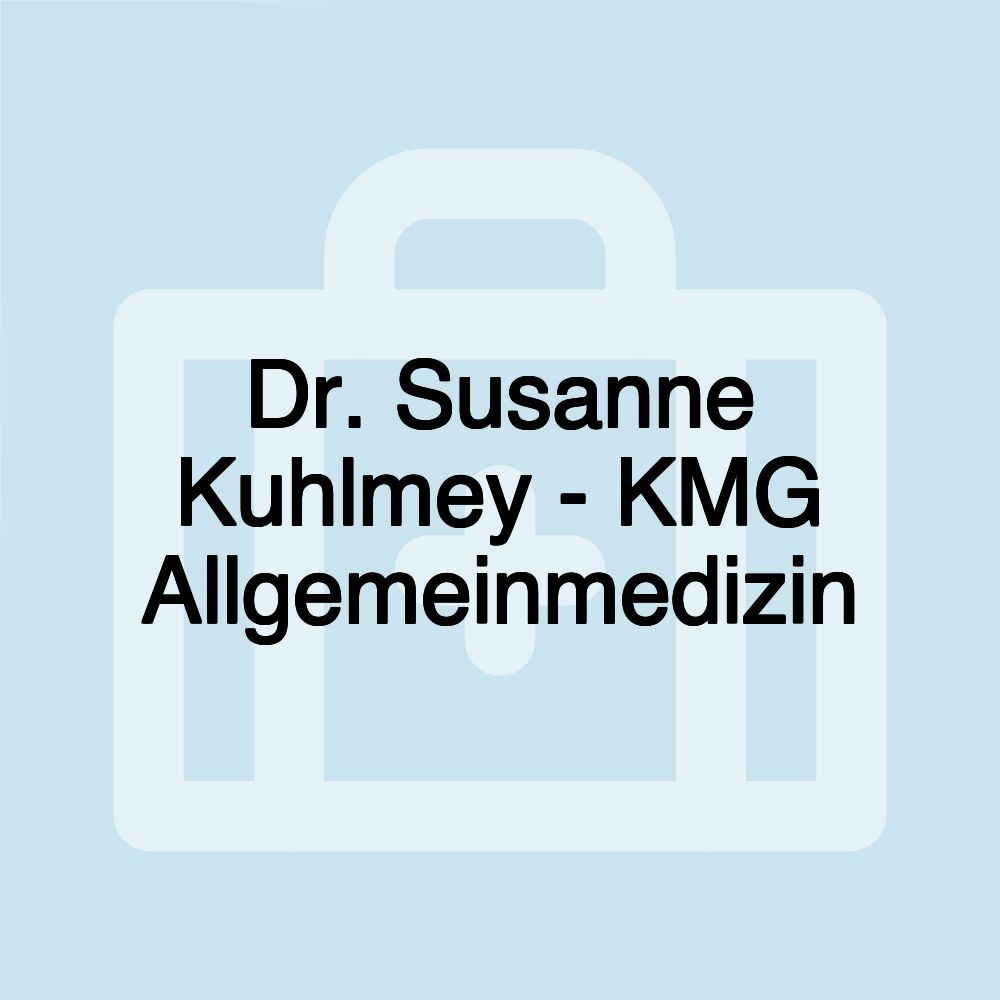 Dr. Susanne Kuhlmey - KMG Allgemeinmedizin