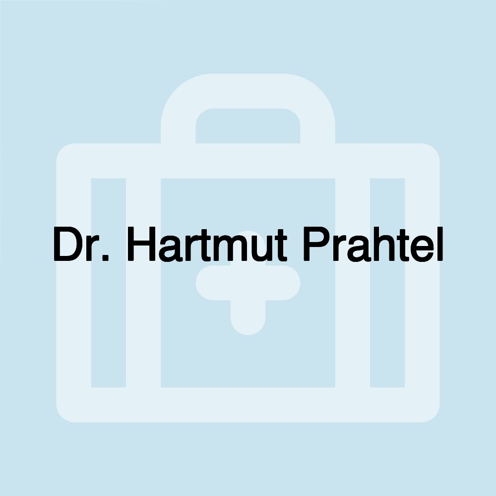 Dr. Hartmut Prahtel