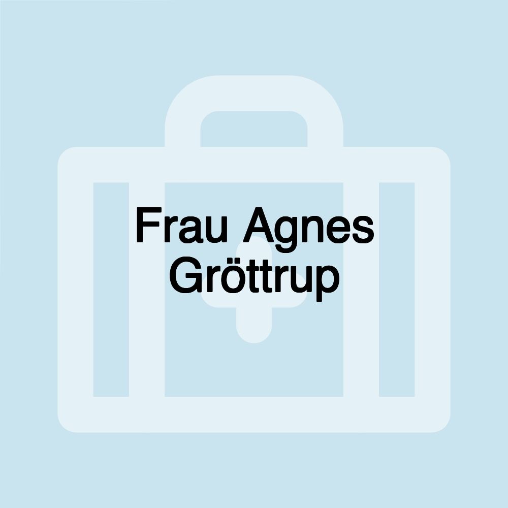 Frau Agnes Gröttrup