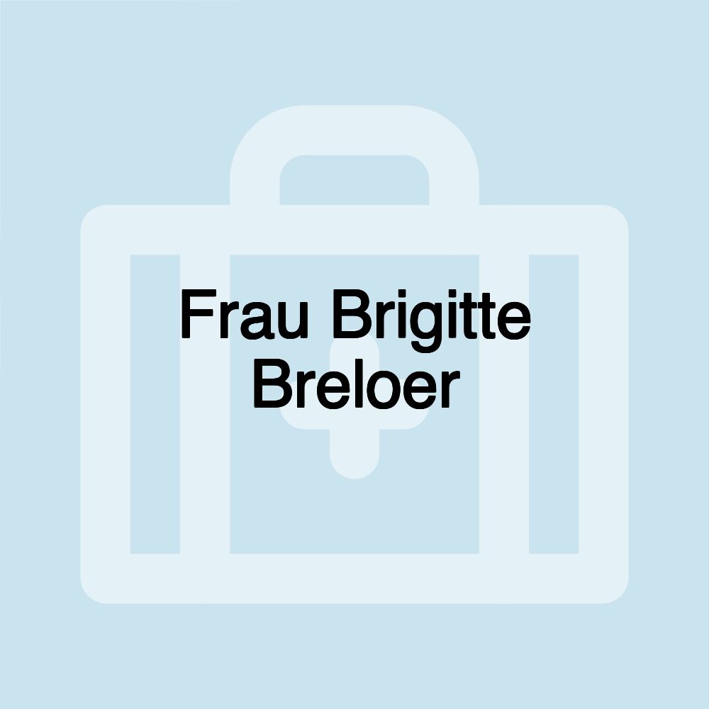 Frau Brigitte Breloer