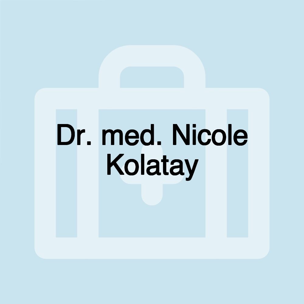 Dr. med. Nicole Kolatay