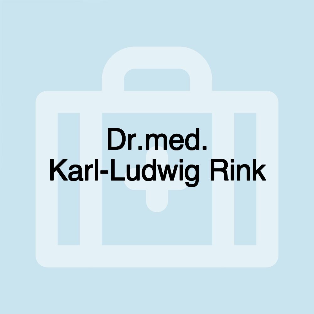 Dr.med. Karl-Ludwig Rink