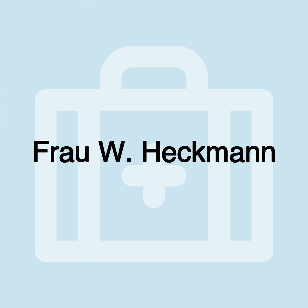 Frau W. Heckmann