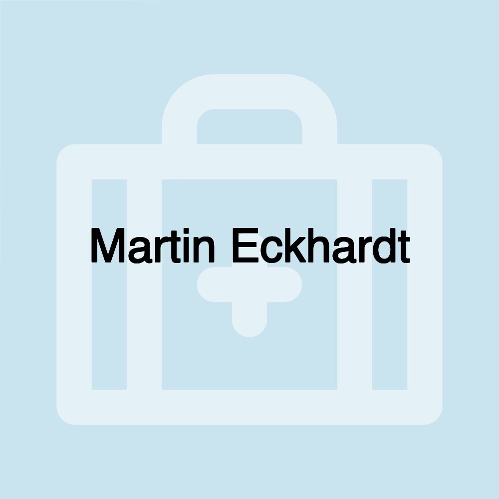 Martin Eckhardt