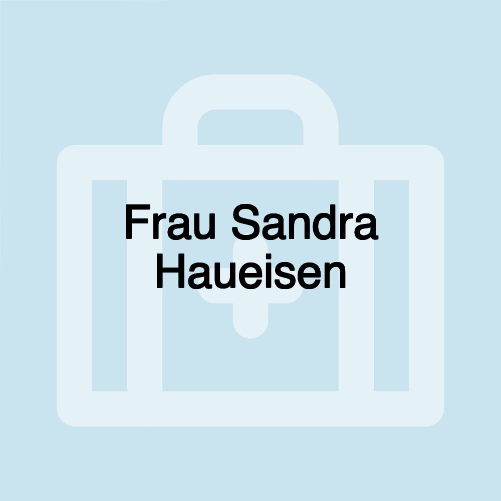 Frau Sandra Haueisen