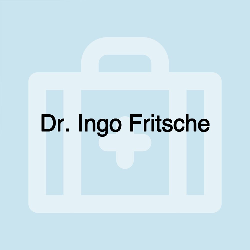 Dr. Ingo Fritsche