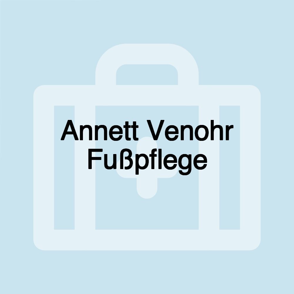 Annett Venohr Fußpflege