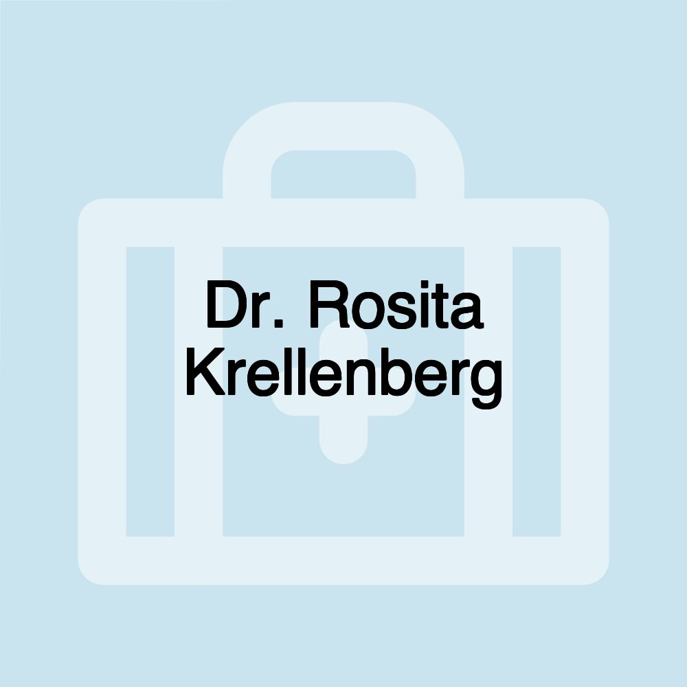 Dr. Rosita Krellenberg