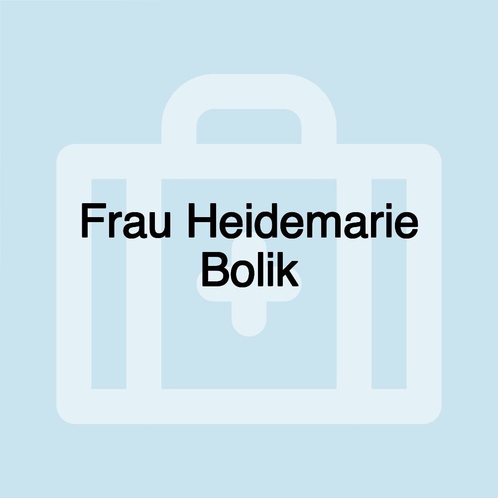 Frau Heidemarie Bolik