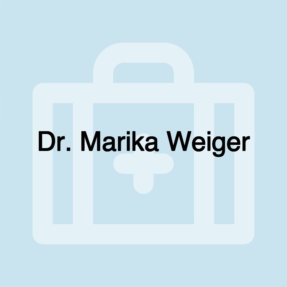 Dr. Marika Weiger