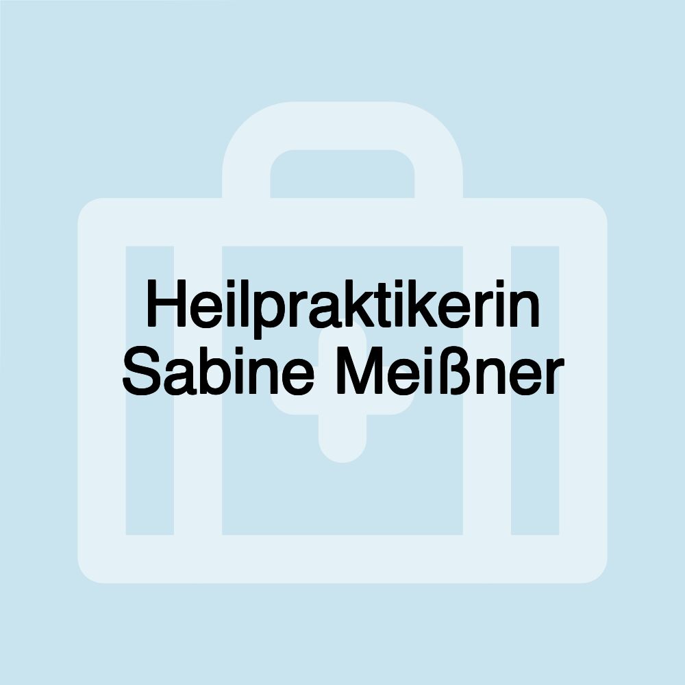 Heilpraktikerin Sabine Meißner