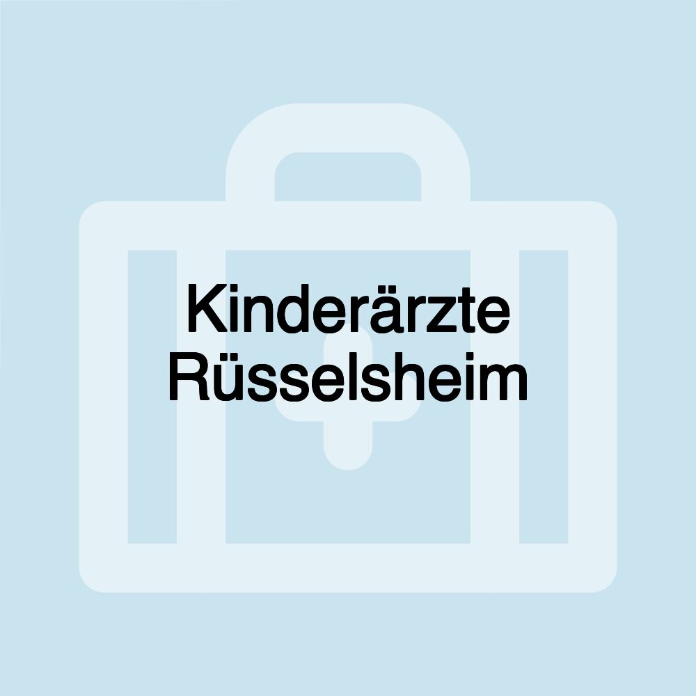 Kinderärzte Rüsselsheim