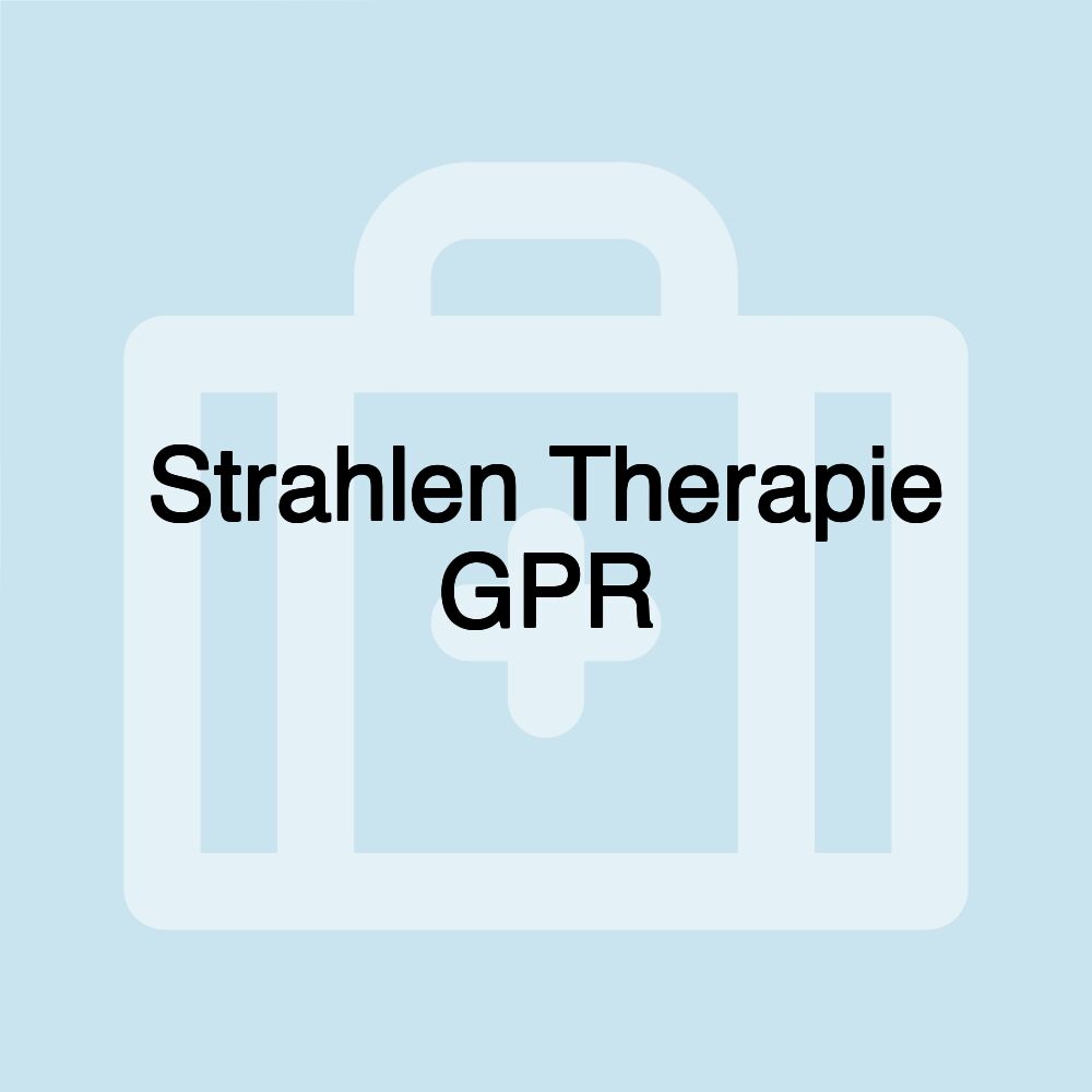 Strahlen Therapie GPR