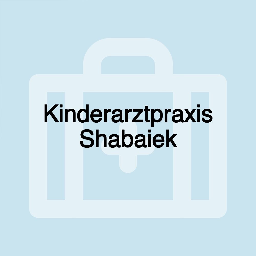 Kinderarztpraxis Shabaiek