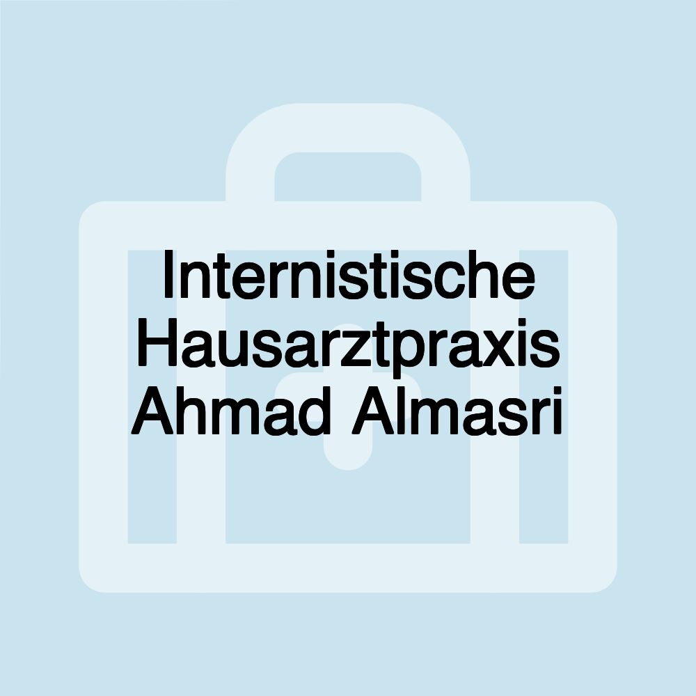 Internistische Hausarztpraxis Ahmad Almasri