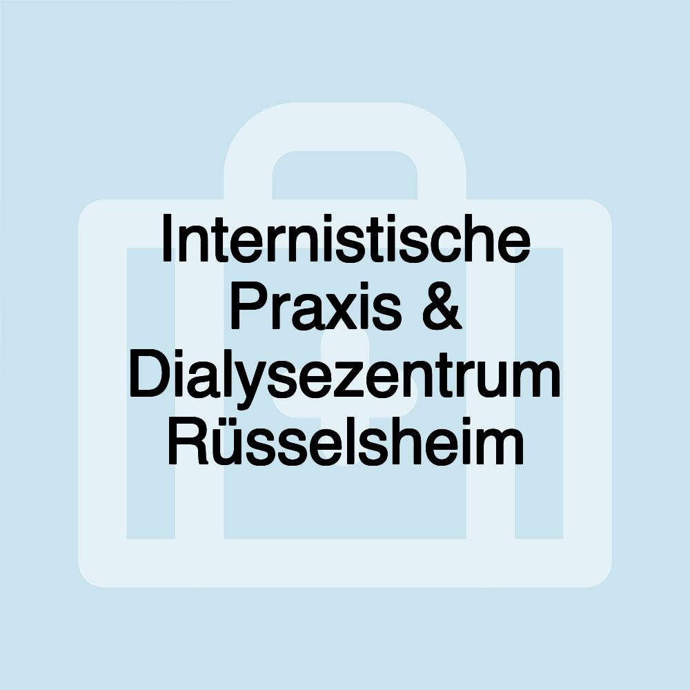 Internistische Praxis & Dialysezentrum Rüsselsheim