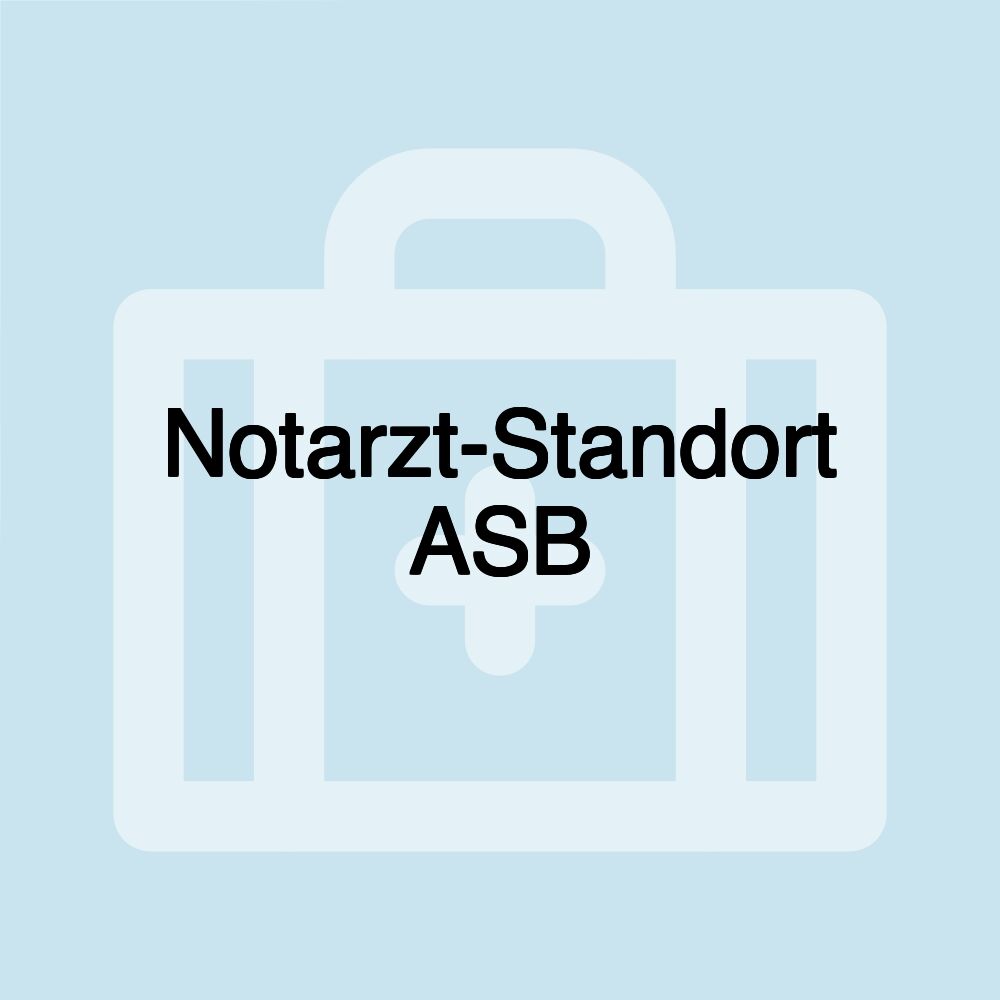 Notarzt-Standort ASB