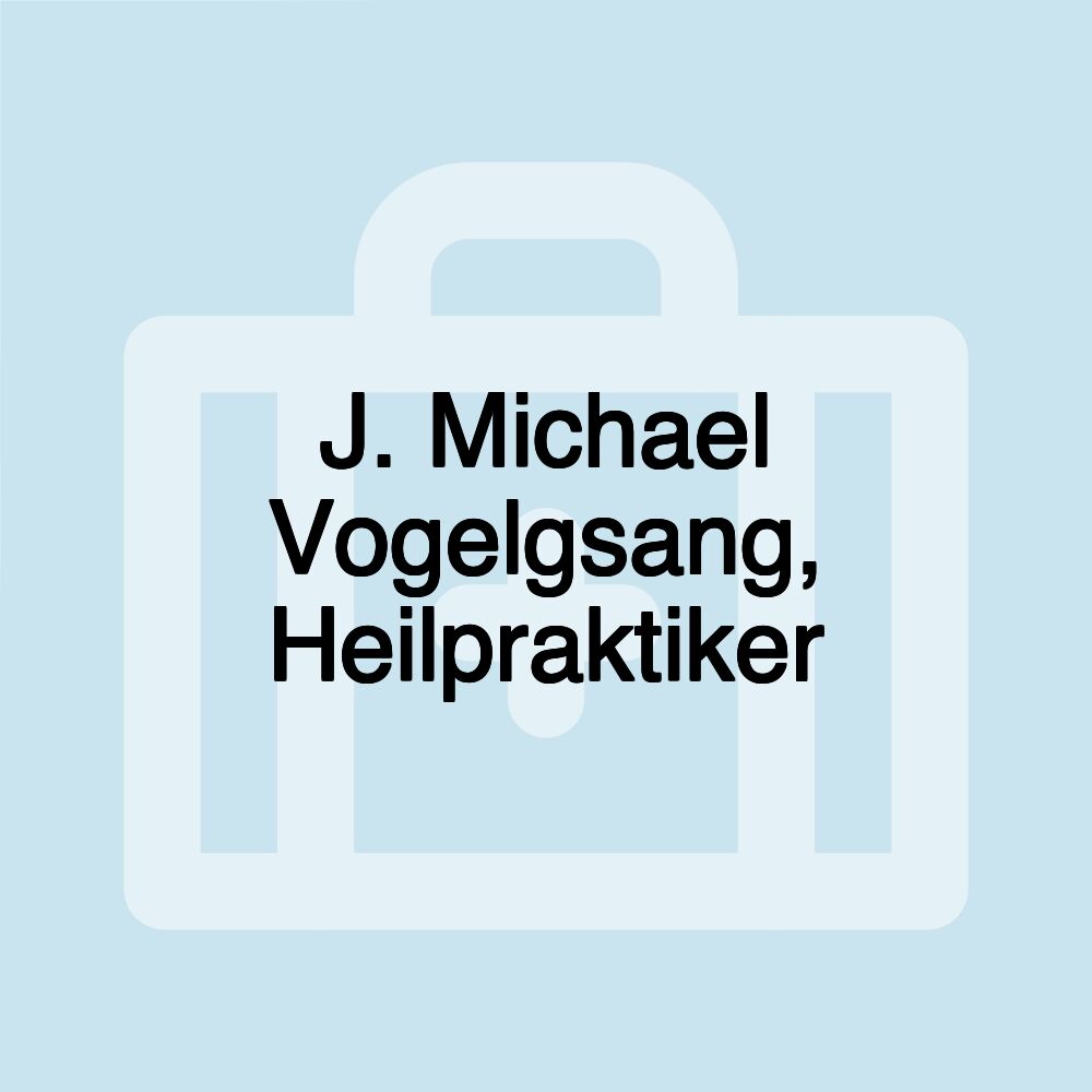 J. Michael Vogelgsang, Heilpraktiker