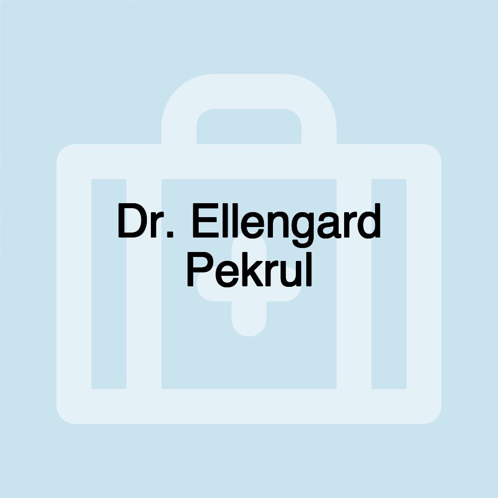 Dr. Ellengard Pekrul