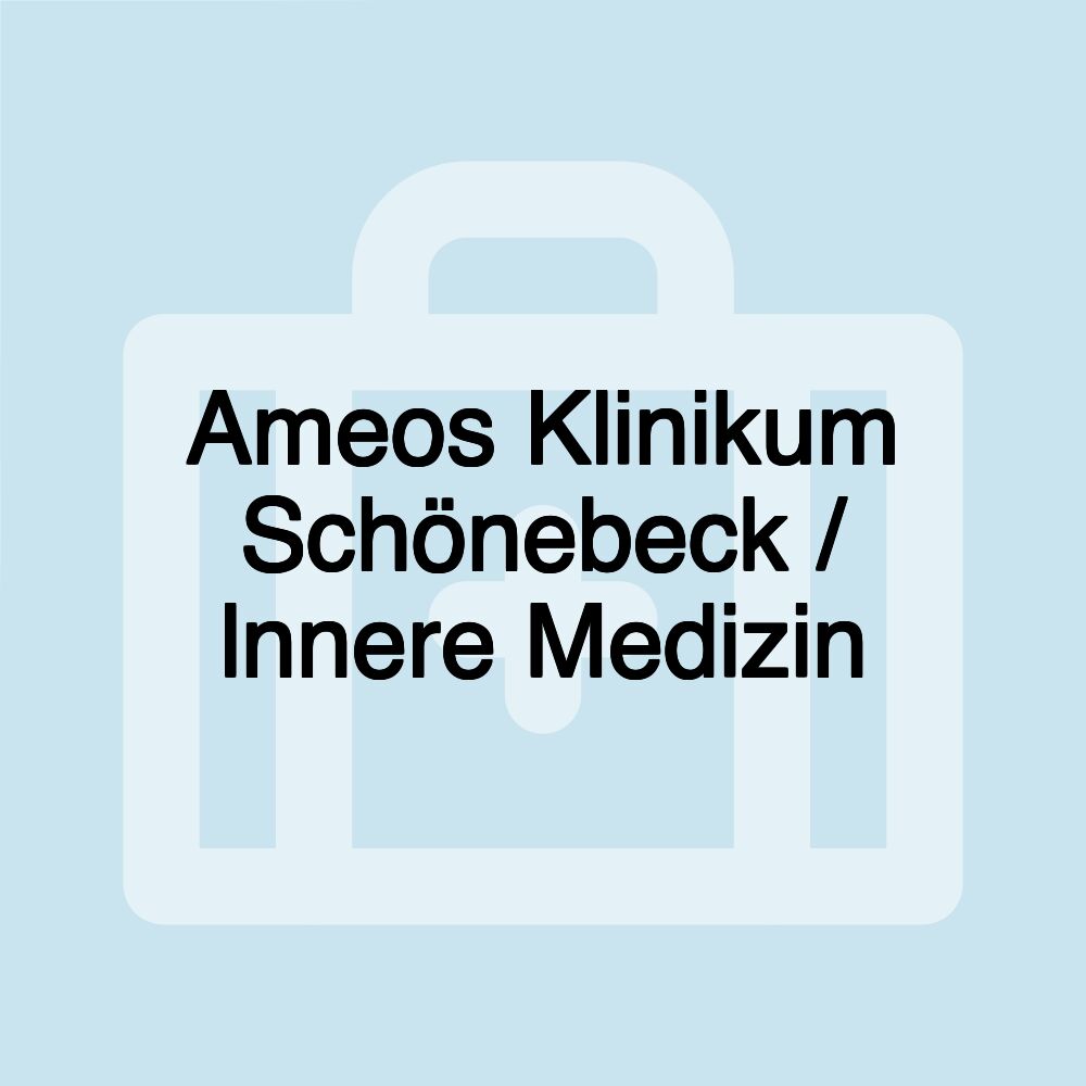 Ameos Klinikum Schönebeck / lnnere Medizin