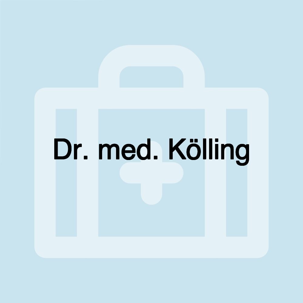 Dr. med. Kölling