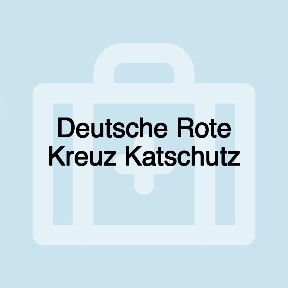 Deutsche Rote Kreuz Katschutz