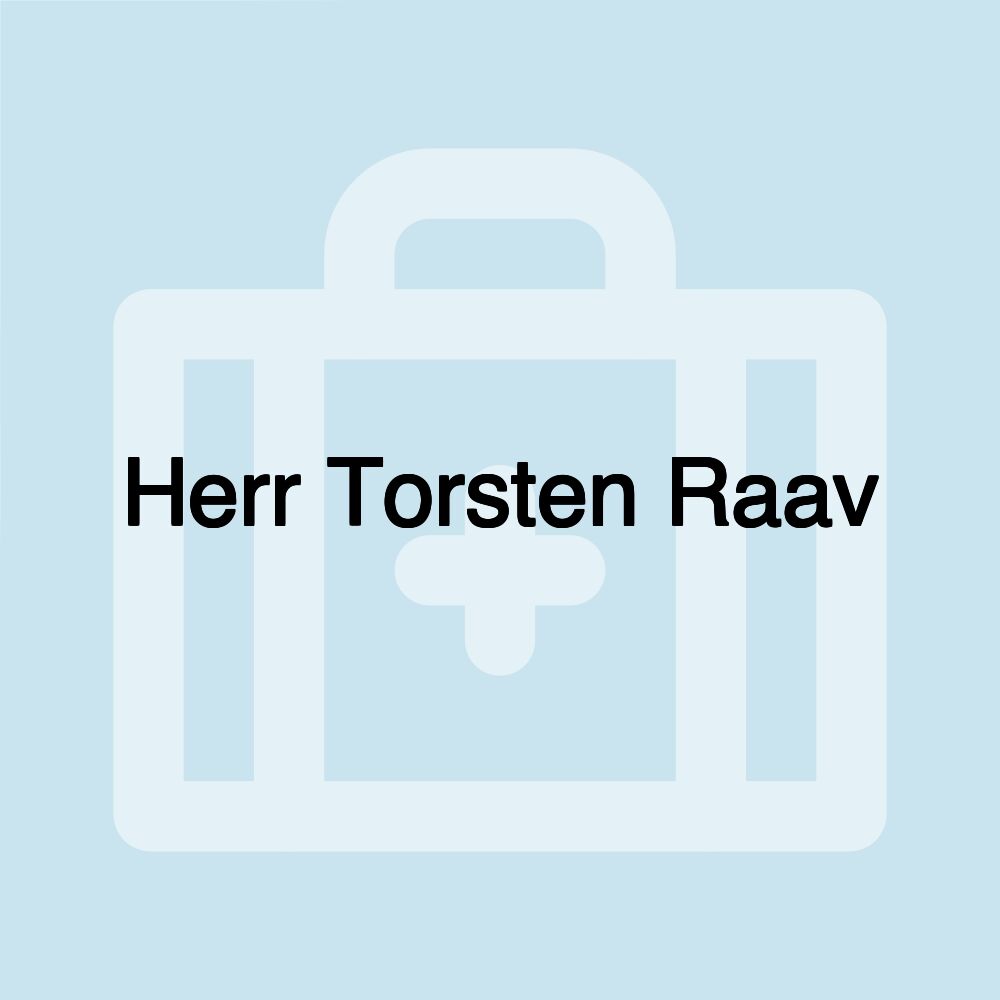 Herr Torsten Raav