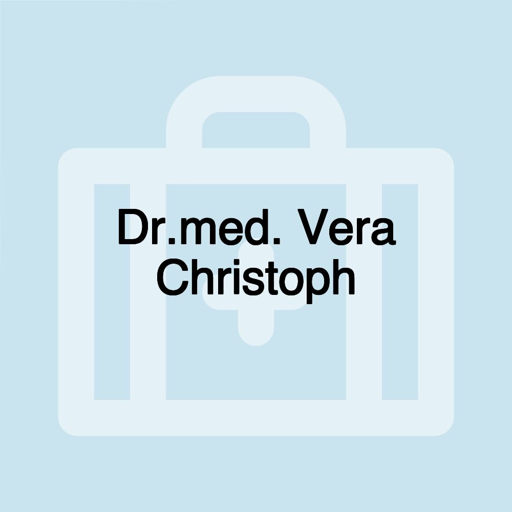 Dr.med. Vera Christoph