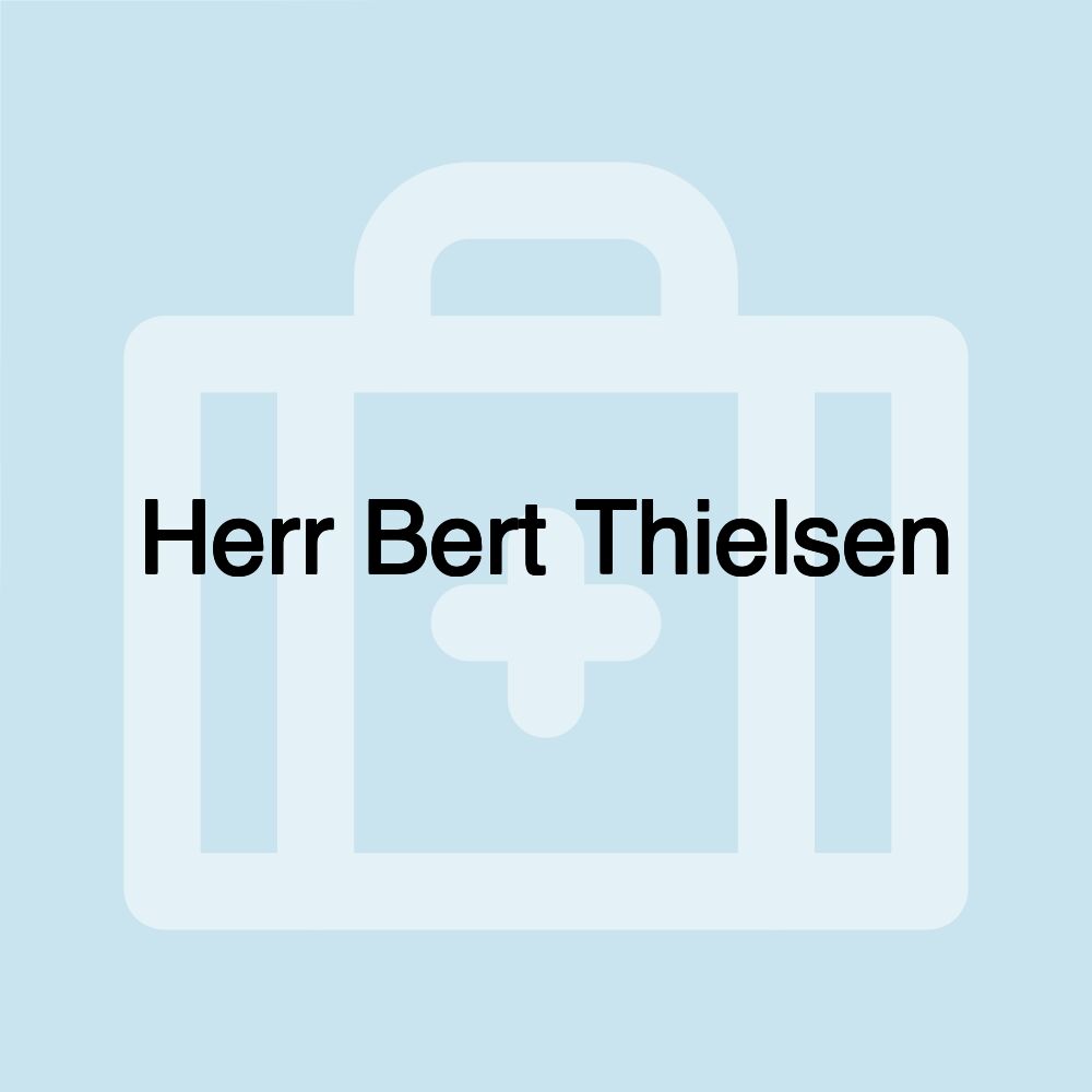 Herr Bert Thielsen