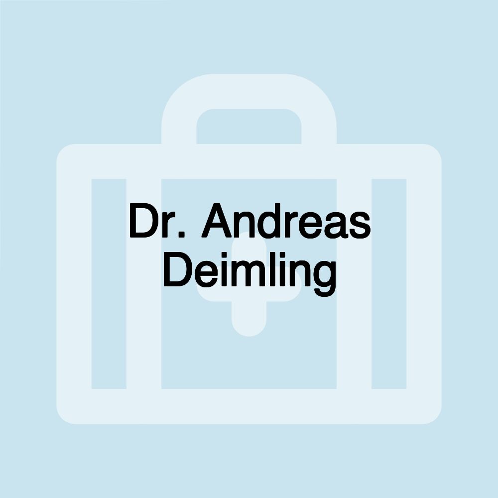 Dr. Andreas Deimling