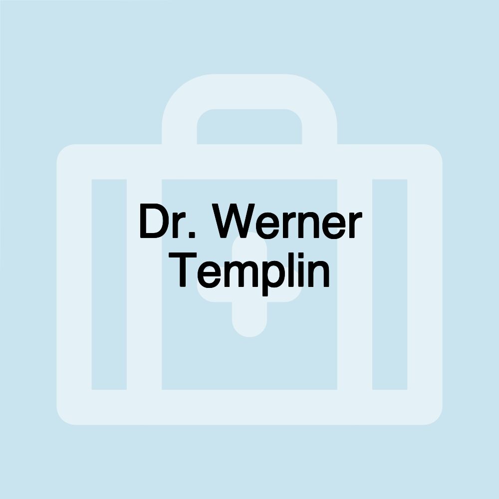 Dr. Werner Templin