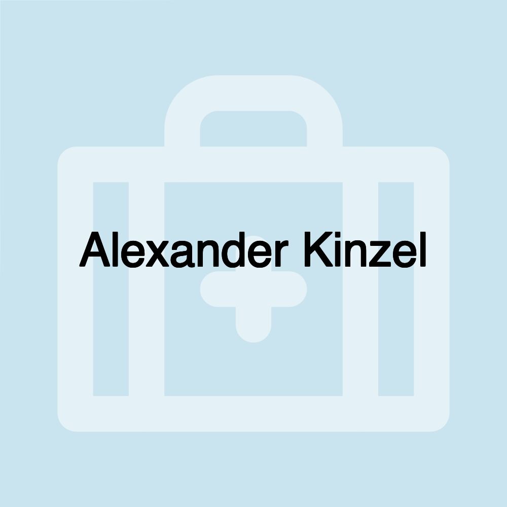 Alexander Kinzel