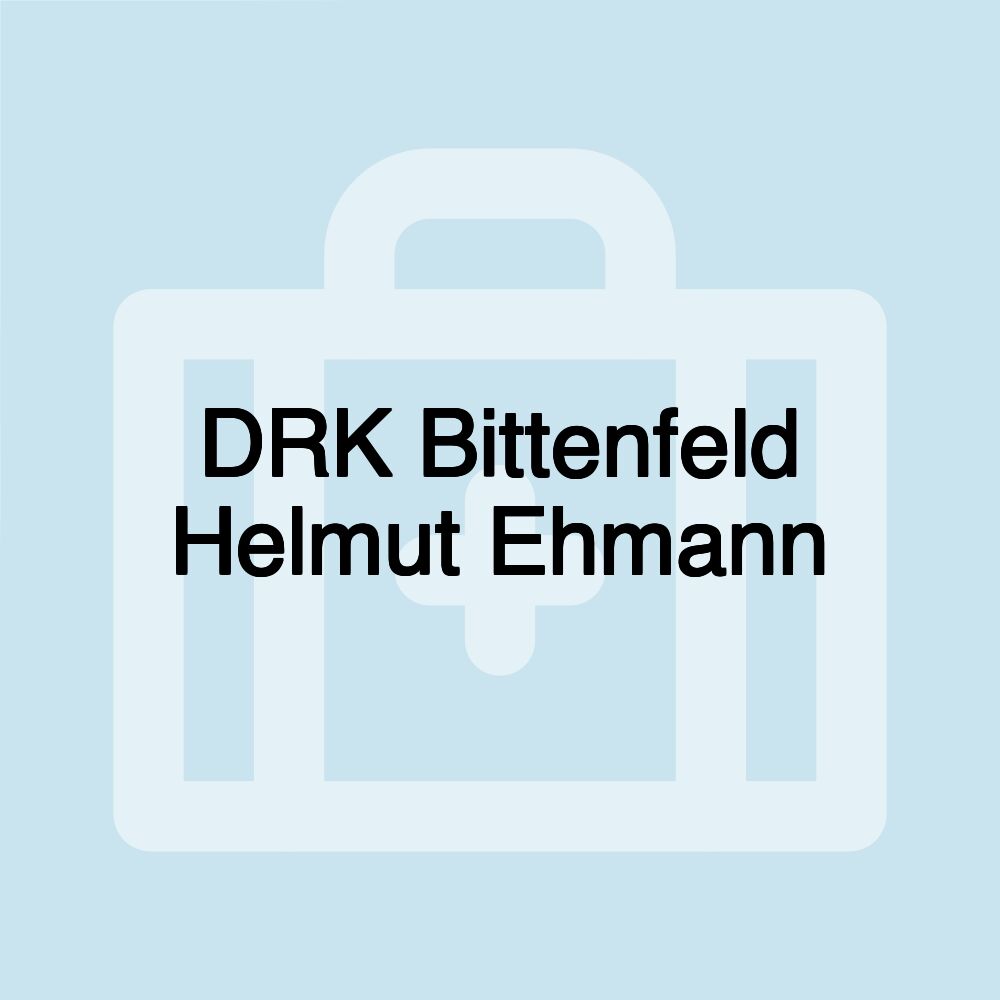 DRK Bittenfeld Helmut Ehmann