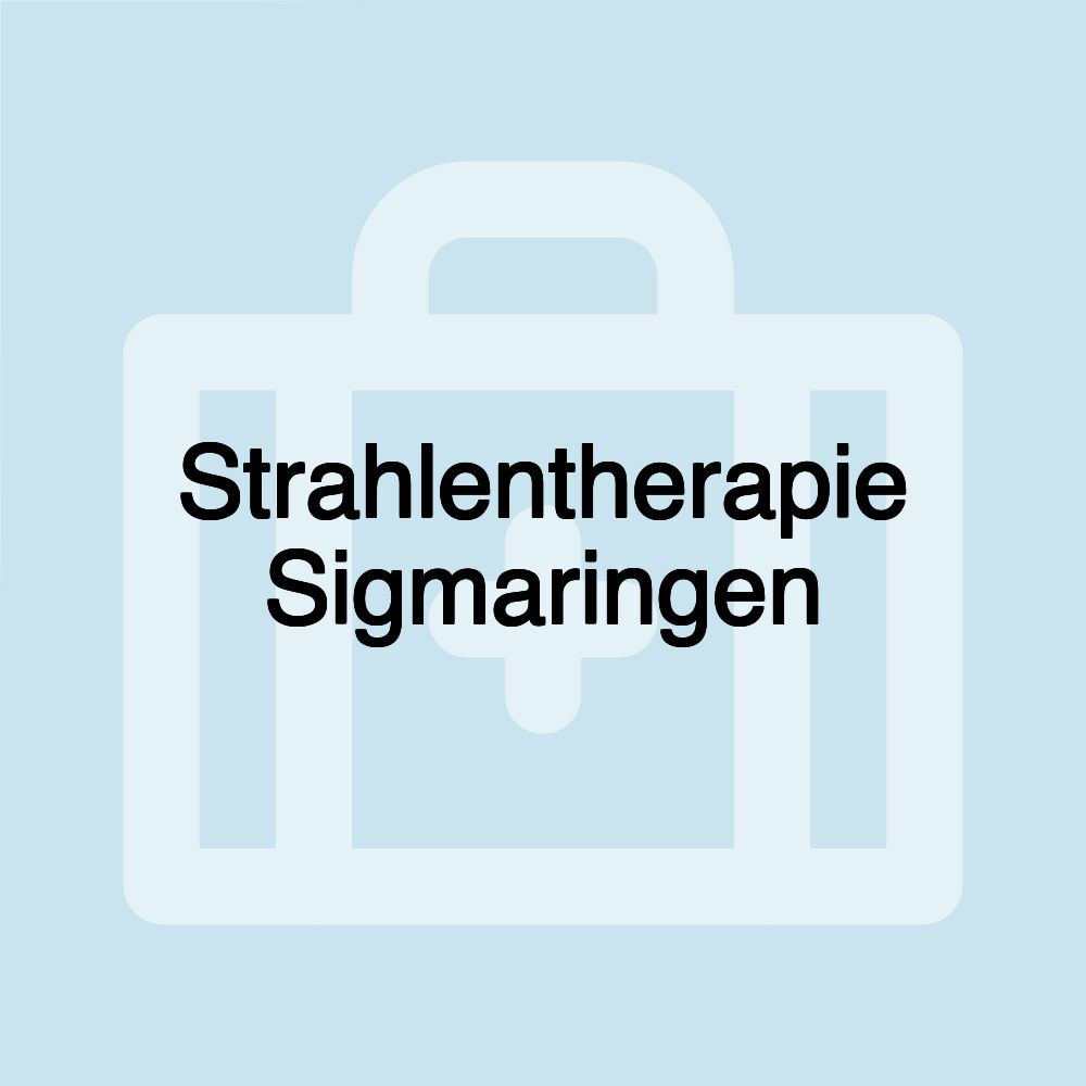 Strahlentherapie Sigmaringen