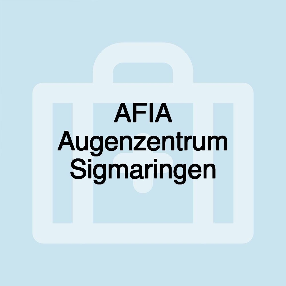 AFIA Augenzentrum Sigmaringen