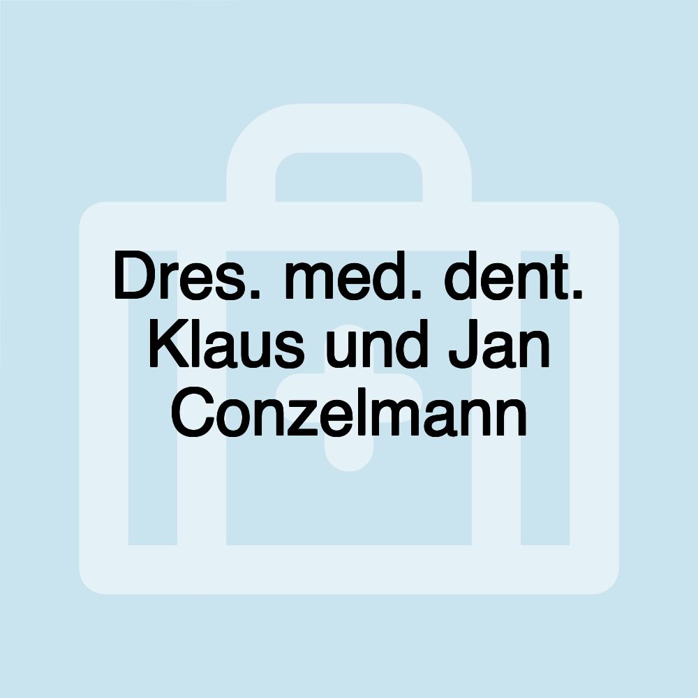 Dres. med. dent. Klaus und Jan Conzelmann