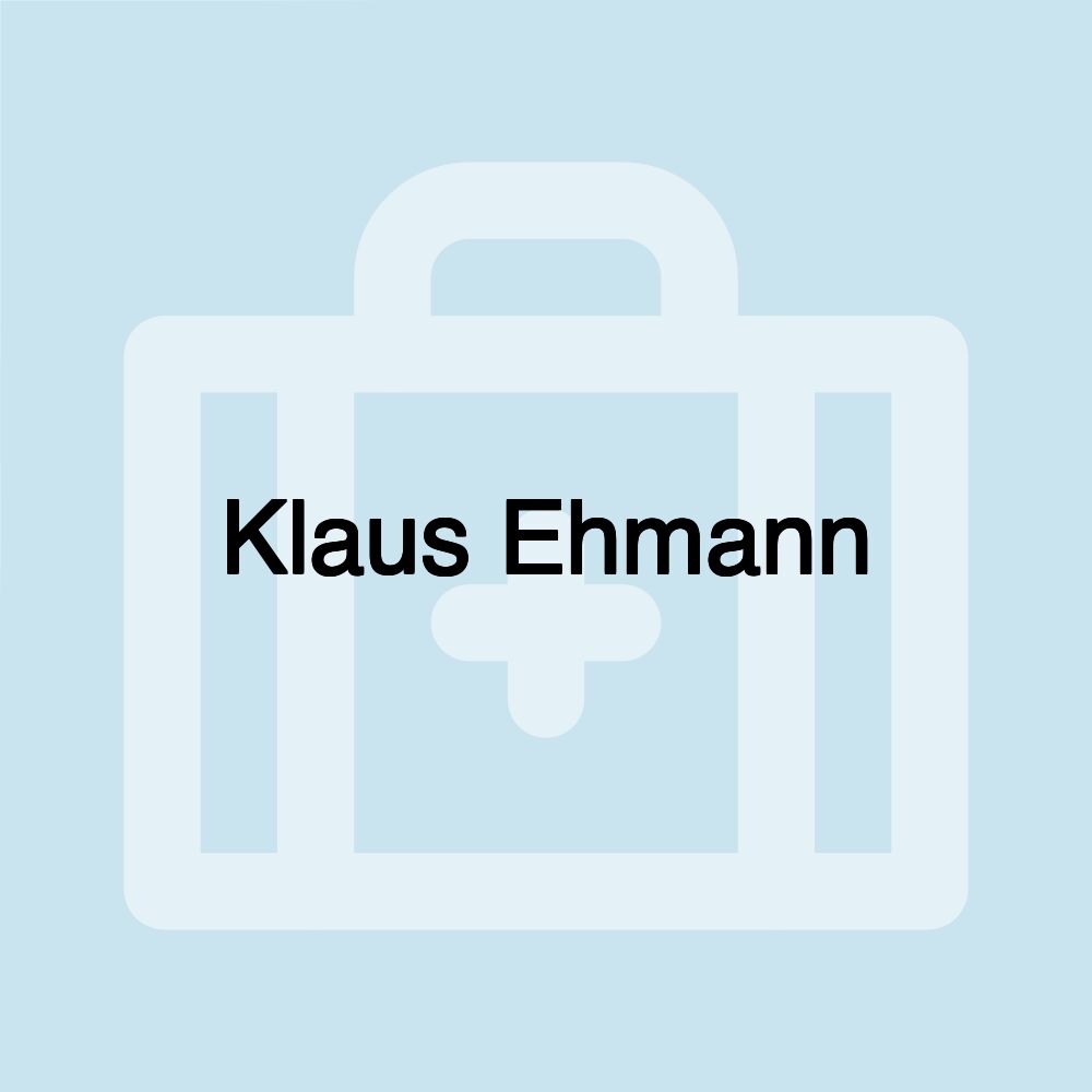 Klaus Ehmann