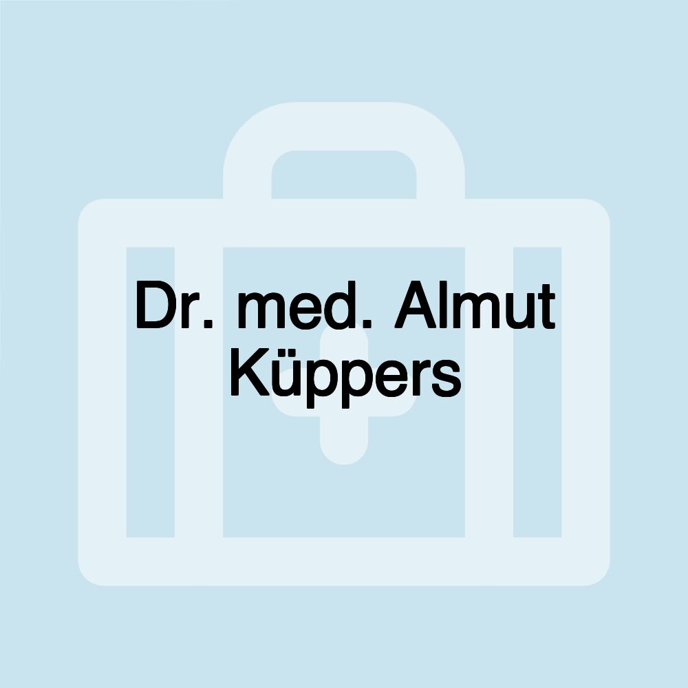 Dr. med. Almut Küppers