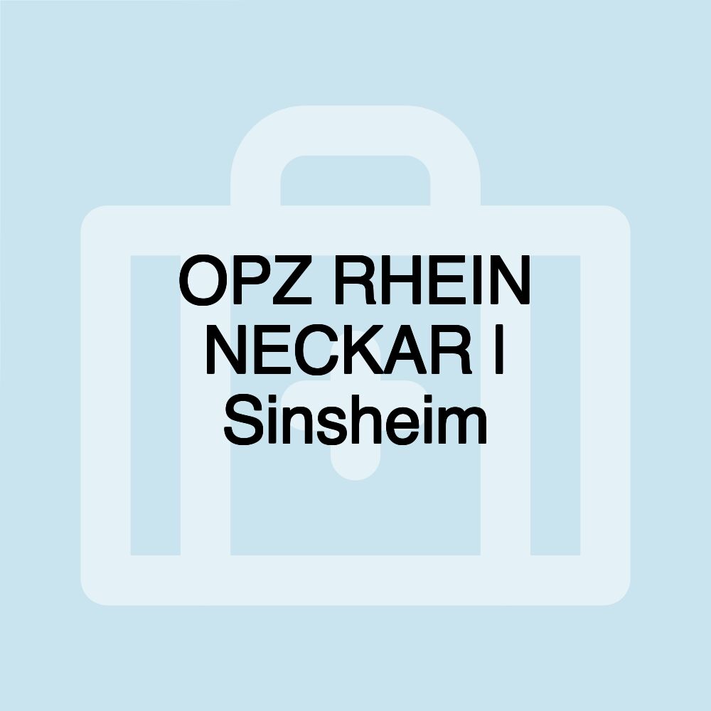 OPZ RHEIN NECKAR | Sinsheim