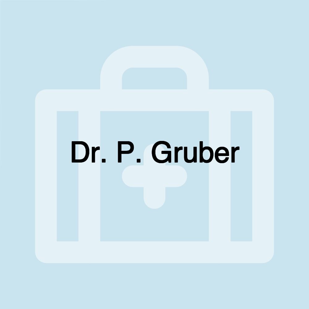 Dr. P. Gruber