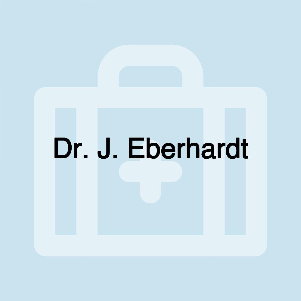 Dr. J. Eberhardt