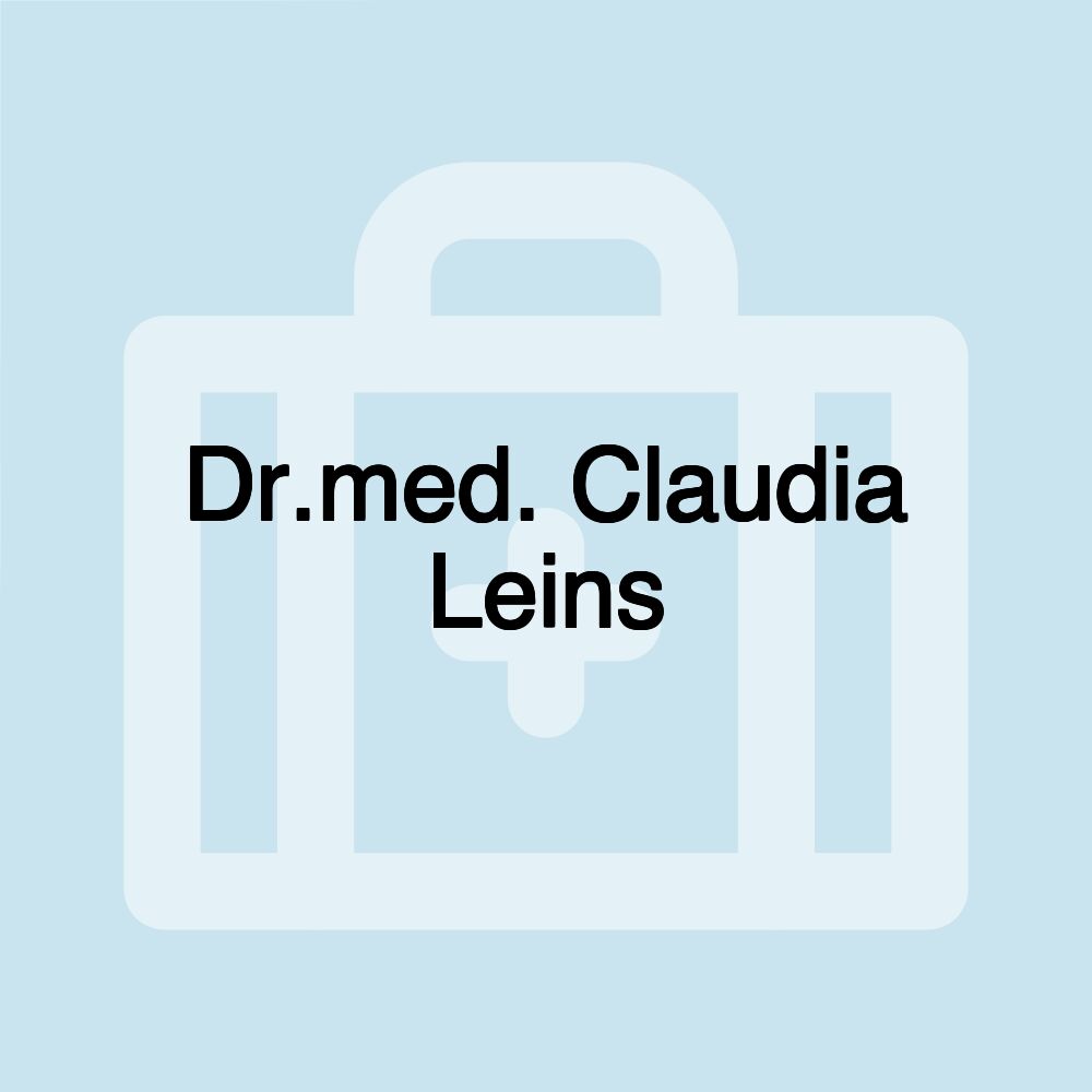 Dr.med. Claudia Leins