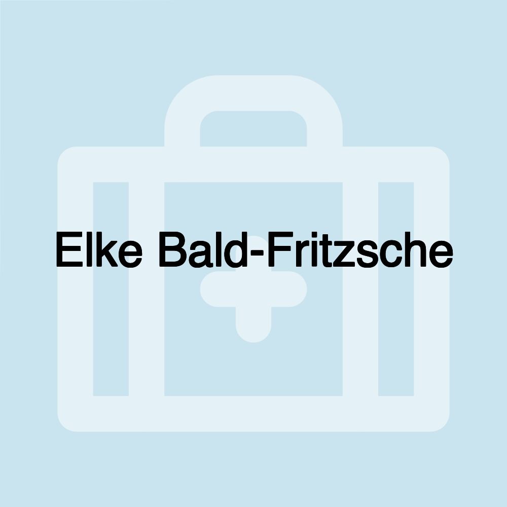 Elke Bald-Fritzsche