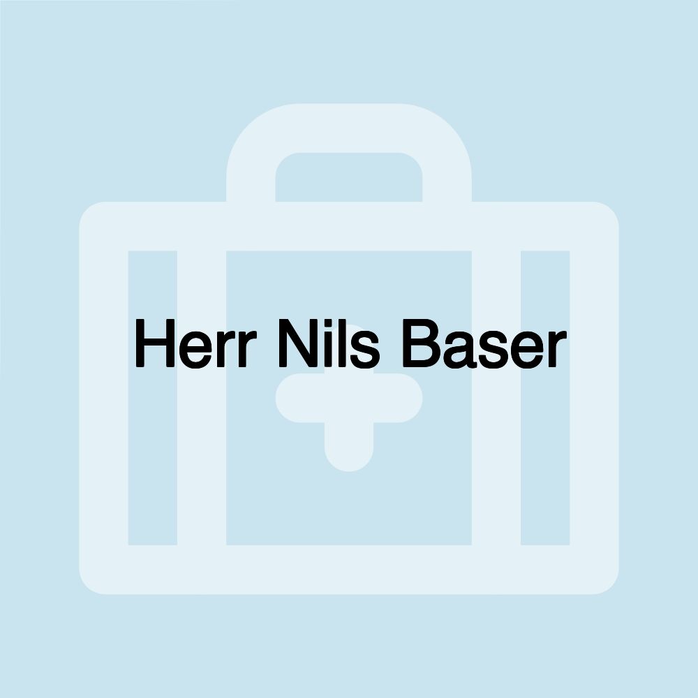 Herr Nils Baser